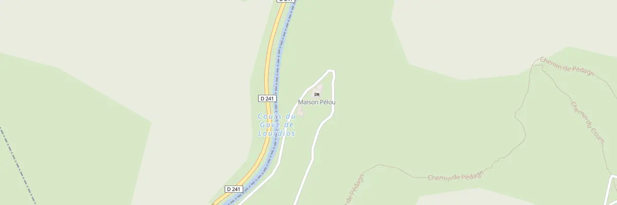 Plan du 489 Che Pélou à Lourdios-Ichère