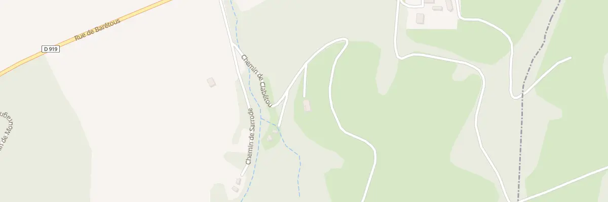 Plan du 213 Che Clabetou à Ance Féas
