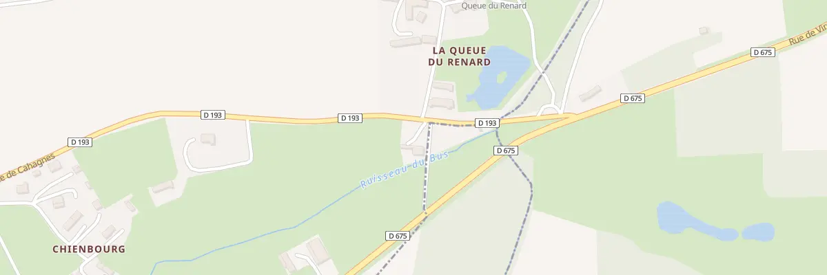 Plan du 1 Rte de Cahagnes à Tracy-Bocage
