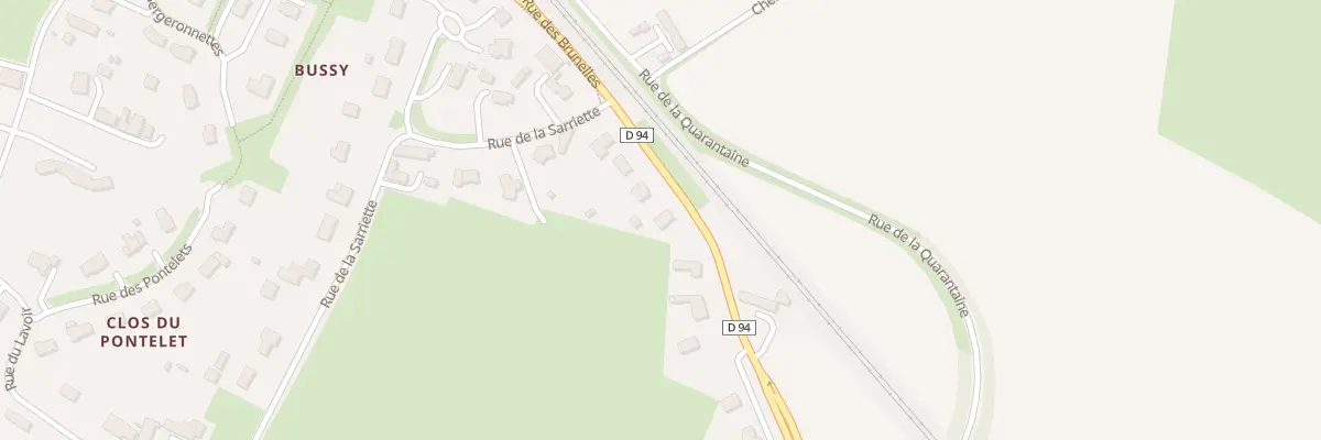 Plan du 6 Rue des Brunelles à Saint-Martin-des-Entrées