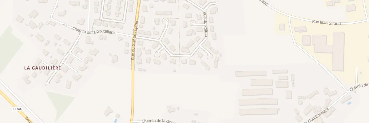Plan du 27 Rue du Poitou à Cerizay