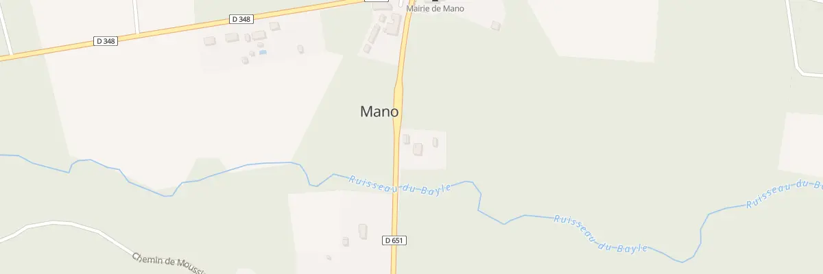 Plan du 1770 Rte des Landes à Mano
