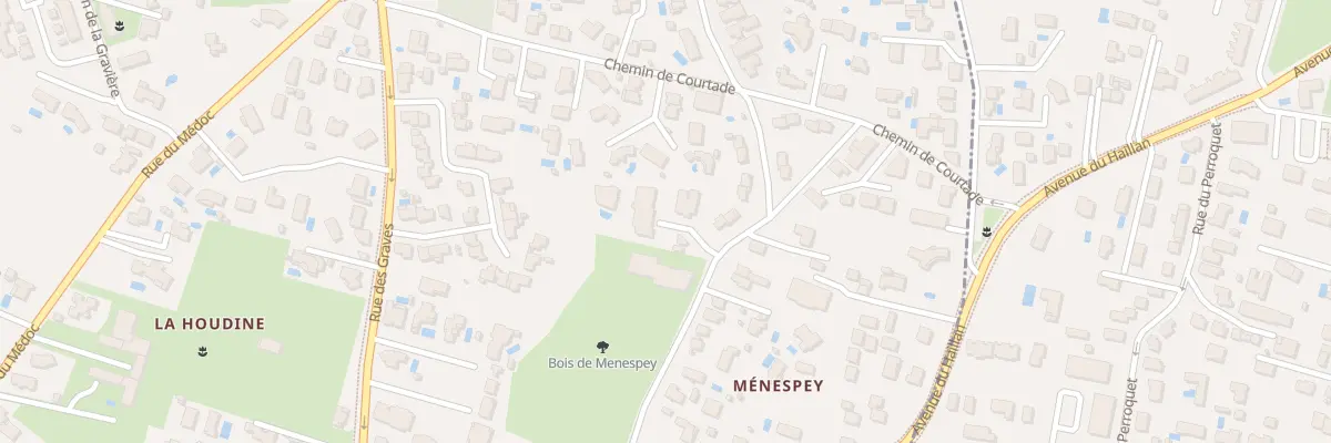 Plan du 14 Rue de Menespey au Haillan