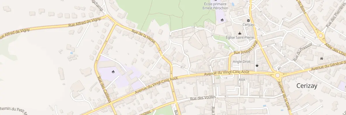 Plan du 4 Rue de la Herse à Cerizay