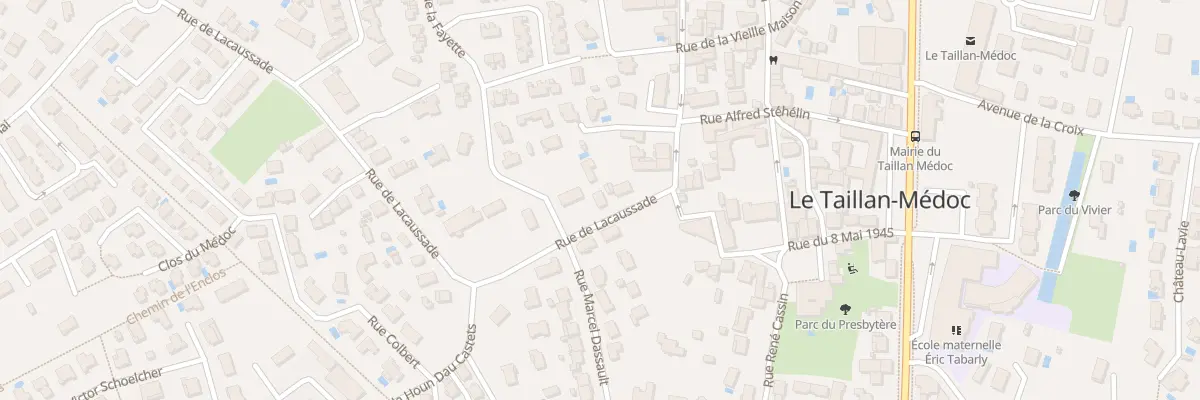 Plan du 12 Rue de Lacaussade au Taillan-Médoc