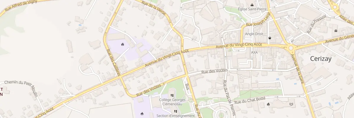 Plan du 2 Rue du Gue de l’Epine à Cerizay