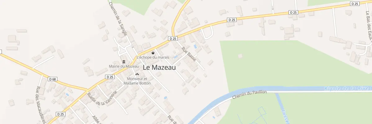 Plan du 15 Rue basse au Mazeau