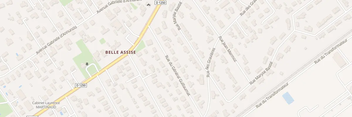 Plan du 9 Rue du Gen Guillaumat à Pessac