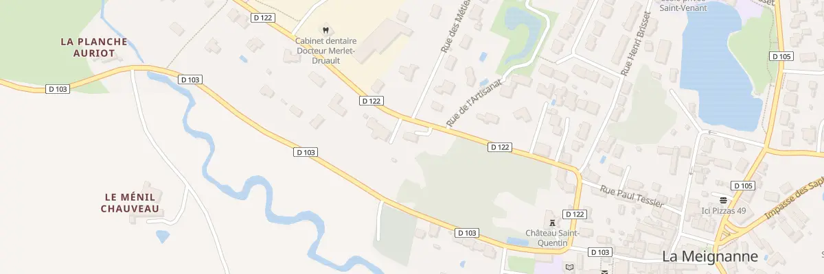 Plan du 3 Rue Geoffroy de la Celle à Longuenée-en-Anjou