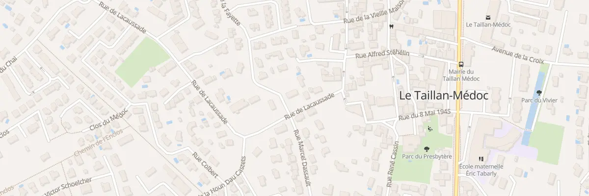 Plan du 14 Rue de Lacaussade au Taillan-Médoc