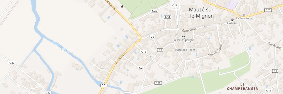 Plan du 125 Grand Rue à Mauzé-sur-le-Mignon