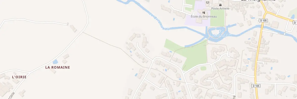 Plan du 2 Imp du Brionneau à Longuenée-en-Anjou