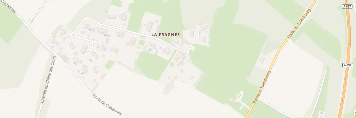 Plan du 22 Chem de la Fragnee à Écurat