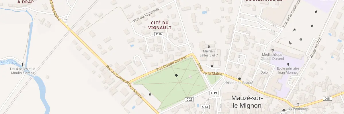 Plan du 4 Rue Claude Durand à Mauzé-sur-le-Mignon