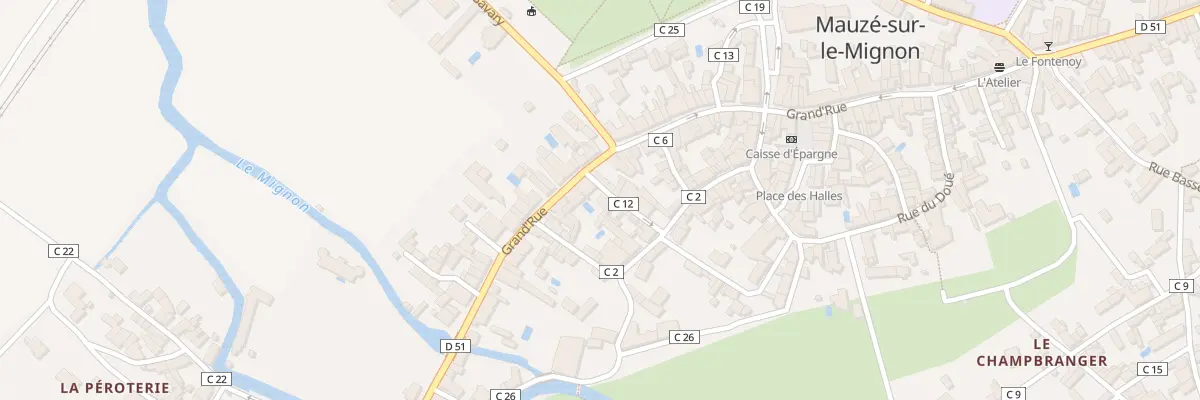 Plan du 127 Grand Rue à Mauzé-sur-le-Mignon