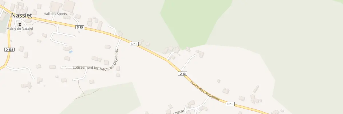 Plan du 503 Rte de Castaignos à Nassiet