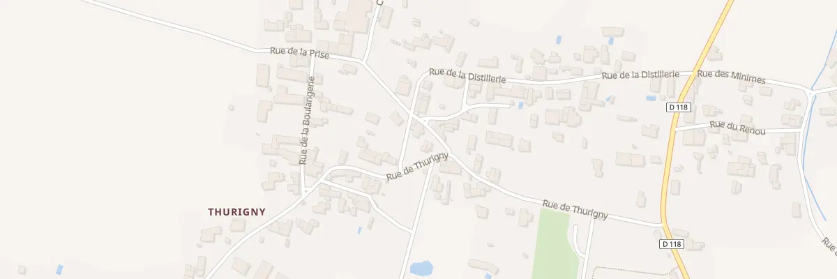 Plan du 1 Rue de la Prise à Saint-Saturnin-du-Bois