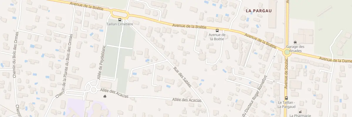 Plan du 18B Rue des Sables au Taillan-Médoc