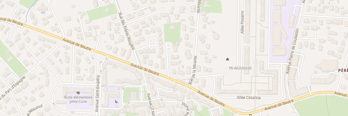 Plan du 2 Rue de la Jonchère à Pessac