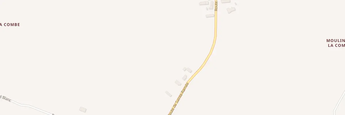 Plan du 25 Rte de Sainte Ramée à Saint-Thomas-de-Conac