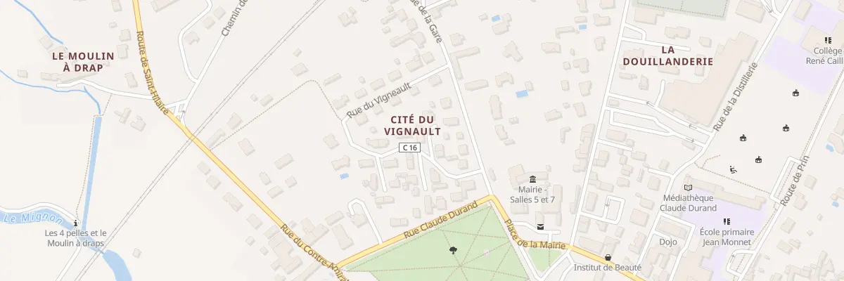 Plan du 12 Rue du Vigneault à Mauzé-sur-le-Mignon