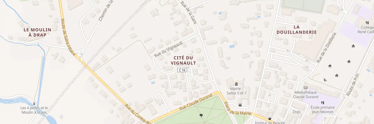 Plan du 10 Rue du Vigneault à Mauzé-sur-le-Mignon