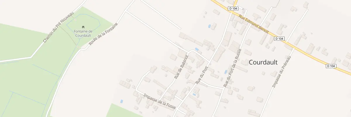 Plan du 18 Rue babinot à Bouillé-Courdault