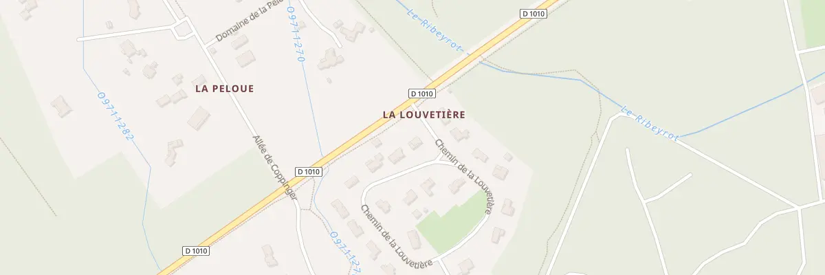 Plan du 1 Che de la Louvetiere à Cestas