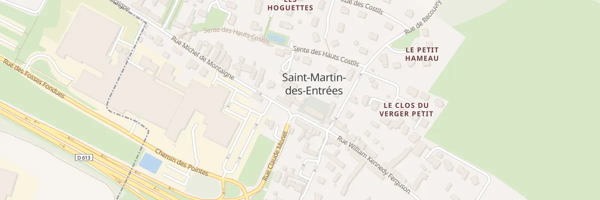 Plan du 1 Rue William Kennedy Ferguson à Saint-Martin-des-Entrées