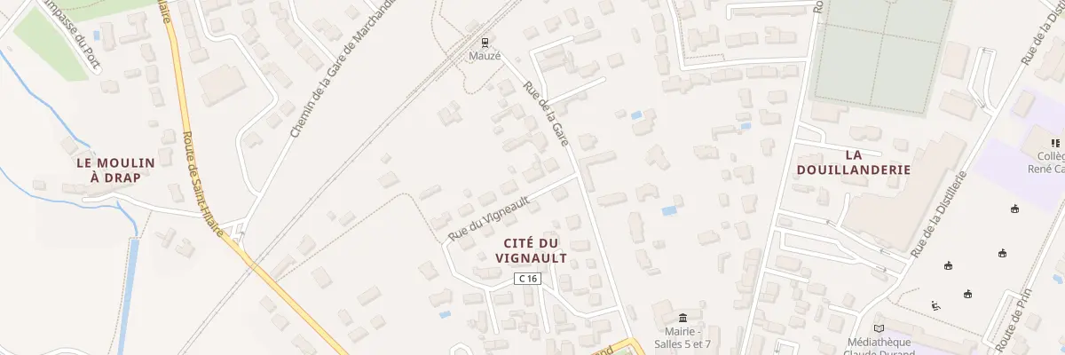 Plan du 33 Rue du Vigneault à Mauzé-sur-le-Mignon