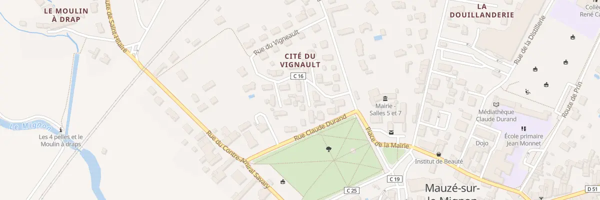 Plan du 7 Rue du Vigneault à Mauzé-sur-le-Mignon