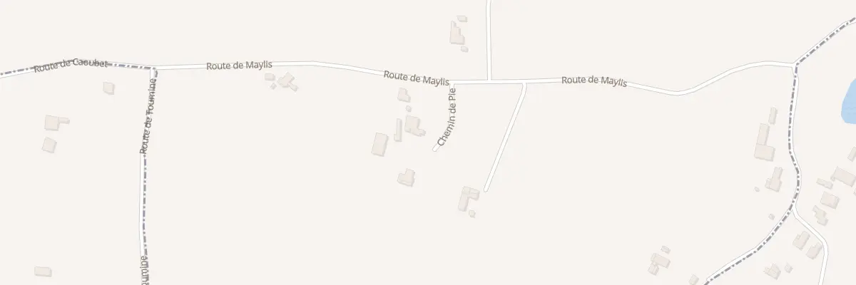 Plan du 67 Rte de Maylis à Montaut