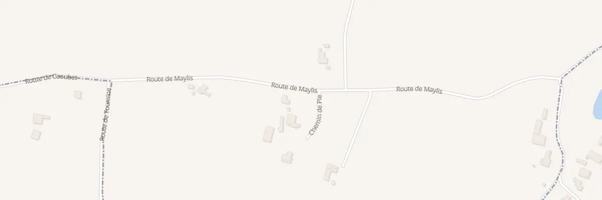 Plan du 117 Rte de Maylis à Montaut