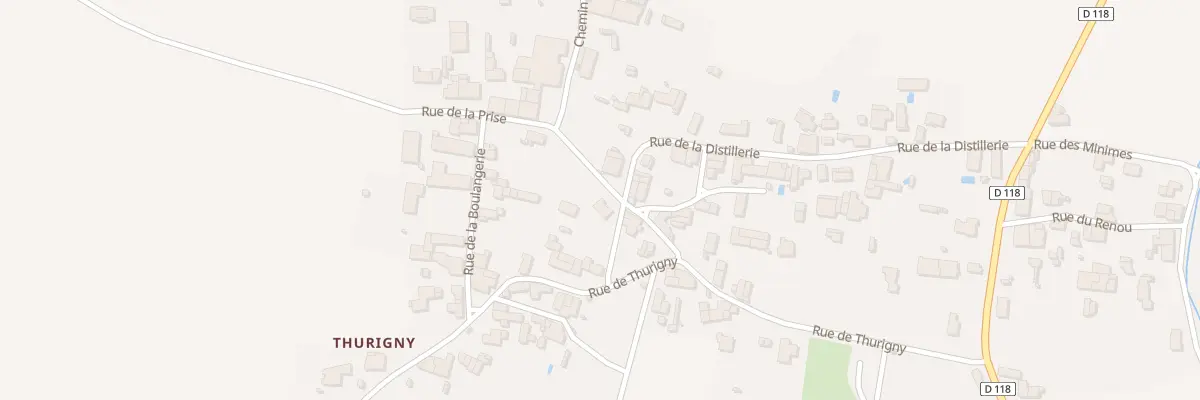 Plan du 5 Rue de la Prise à Saint-Saturnin-du-Bois