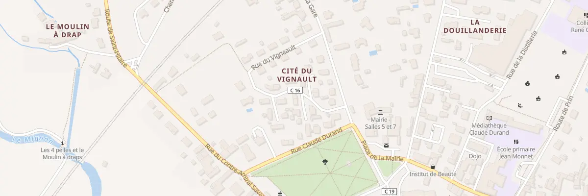 Plan du 11 Rue du Vigneault à Mauzé-sur-le-Mignon