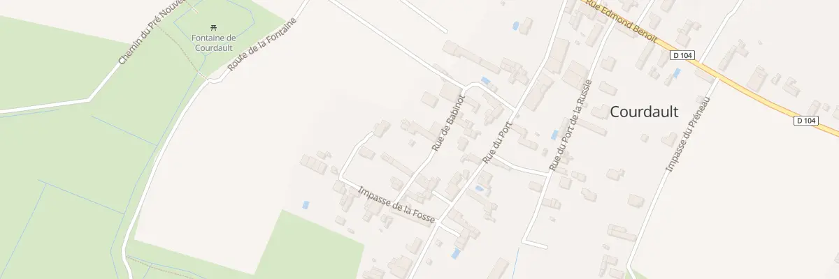 Plan du 28 Rue babinot à Bouillé-Courdault