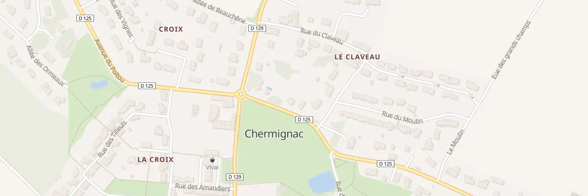Plan du 5 Av Val de Charente à Chermignac