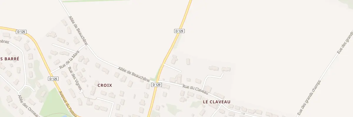 Plan du 16 Av de Saintonge à Chermignac