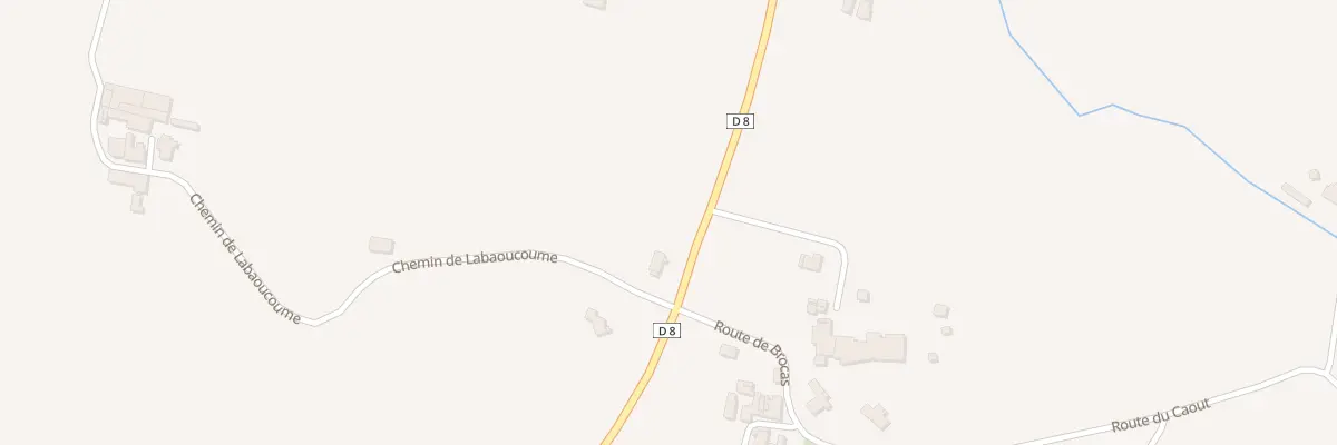 Plan du 9001 Che de Labaoucoume à Montaut