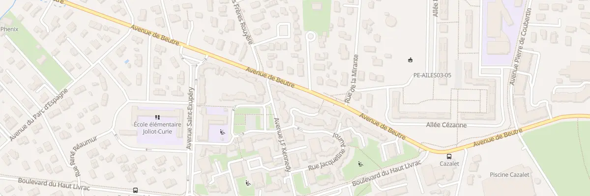 Plan du 39B Av de Beutre à Pessac