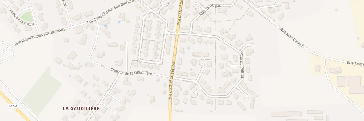 Plan du 57 Rue du Gue de l’Epine à Cerizay