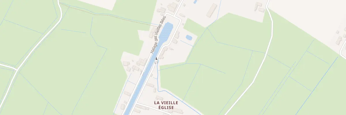 Plan du 13 Hlg de la Vieille Église à Bouillé-Courdault