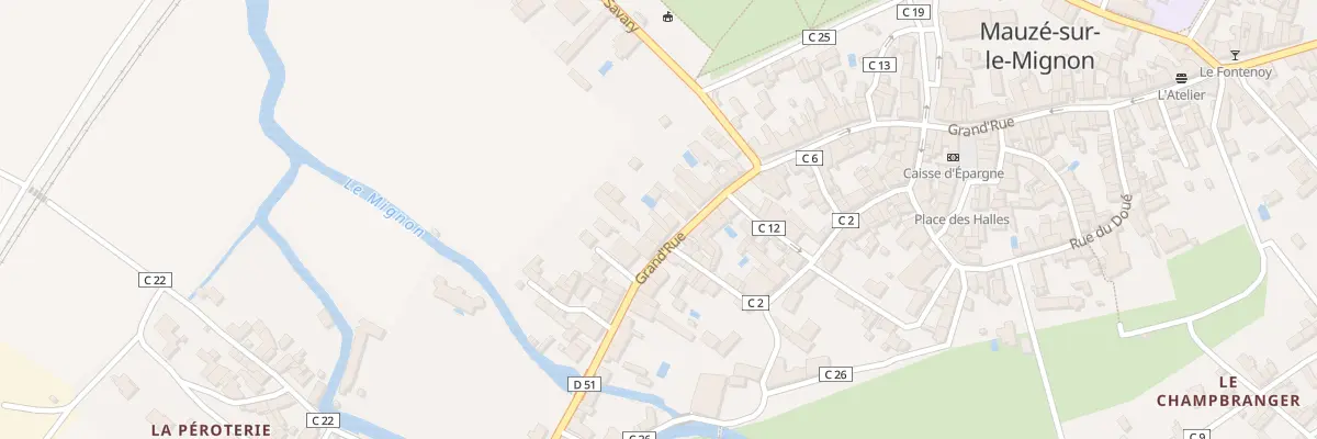 Plan du 138 Grand Rue à Mauzé-sur-le-Mignon