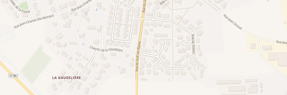 Plan du 30 Rue du Poitou à Cerizay