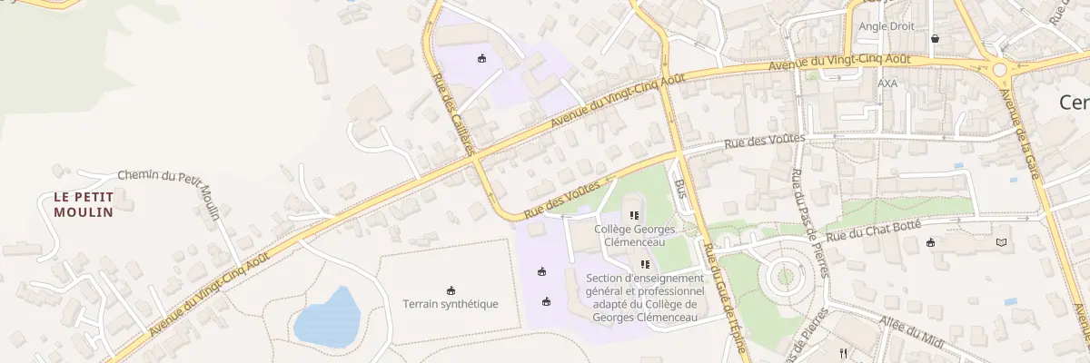 Plan du 54 Rue des Voutes à Cerizay