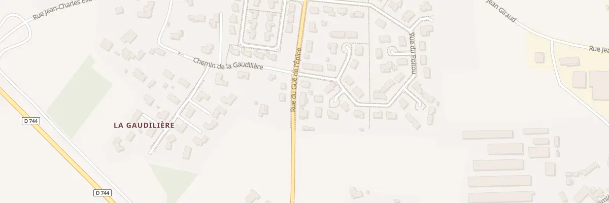 Plan du 63 Rue du Gue de l’Epine à Cerizay