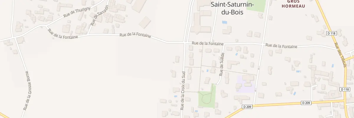 Plan du 9 Rue de la Croix Sud à Saint-Saturnin-du-Bois