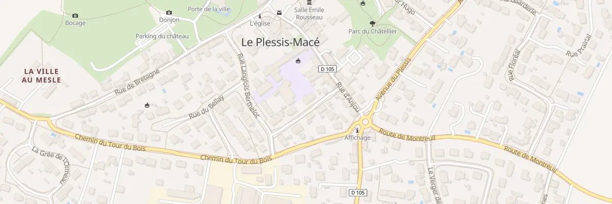 Plan du 4 Rue du Onze Novembre à Longuenée-en-Anjou