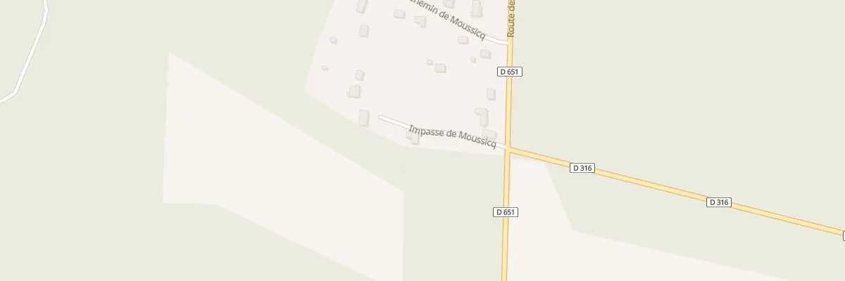 Plan du 1333 Imp de Moussicq à Mano