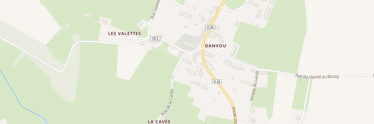 Plan du 7 Pl des Danvousiens Danvou La aux Monts d’Aunay